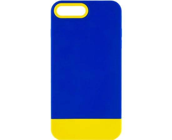 Чехол TPU+PC Bichromatic для Apple iPhone 7 plus / 8 plus (5.5") Navy Blue / Yellow
