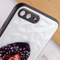 TPU+PC чехол Prisma Ladies для Apple iPhone 7 plus / 8 plus (5.5") Girl in a hat