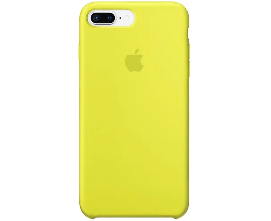Чехол Silicone Case (AA) для Apple iPhone 7 plus / 8 plus (5.5") Желтый / Flash