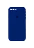Чехол Silicone Case Square Full Camera Protective (AA) для Apple iPhone 7 plus / 8 plus (5.5") Синий / Deep navy
