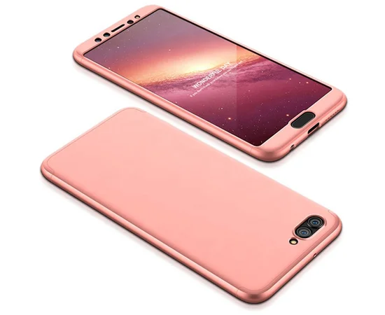 Пластиковая накладка GKK LikGus 360 градусов (opp) для Apple iPhone 7 plus / 8 plus (5.5") Розовый / Rose gold