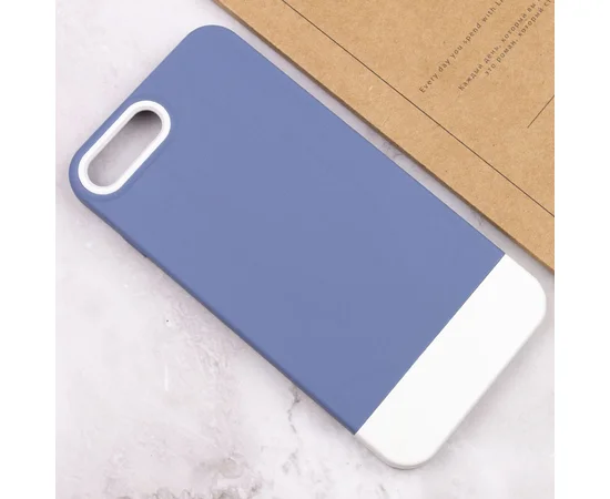 Чехол TPU+PC Bichromatic для Apple iPhone 7 plus / 8 plus (5.5") Blue / White