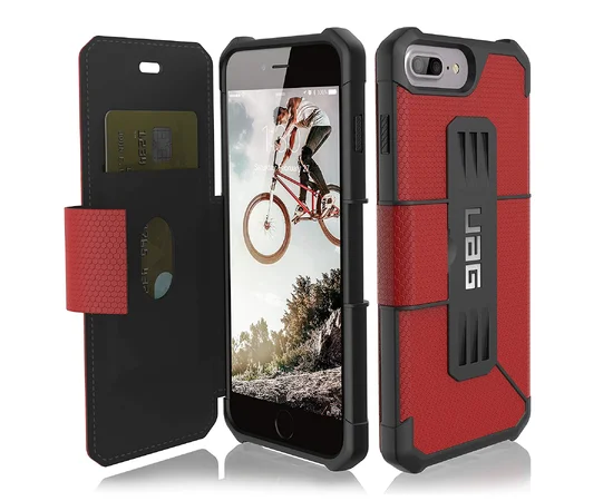 Чехол-книжка UAG Metropolis для Apple iPhone 7 plus / 8 plus (5.5") Красный