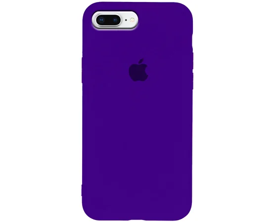 Чехол Silicone Case Slim Full Protective для Apple iPhone 7 plus / 8 plus (5.5") Фиолетовый / Purple