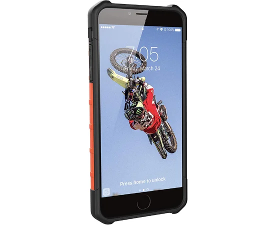 Ударопрочный чехол UAG Pathfinder камуфляж для Apple iPhone 6/6s plus / 7 plus/8 plus Оранжевый