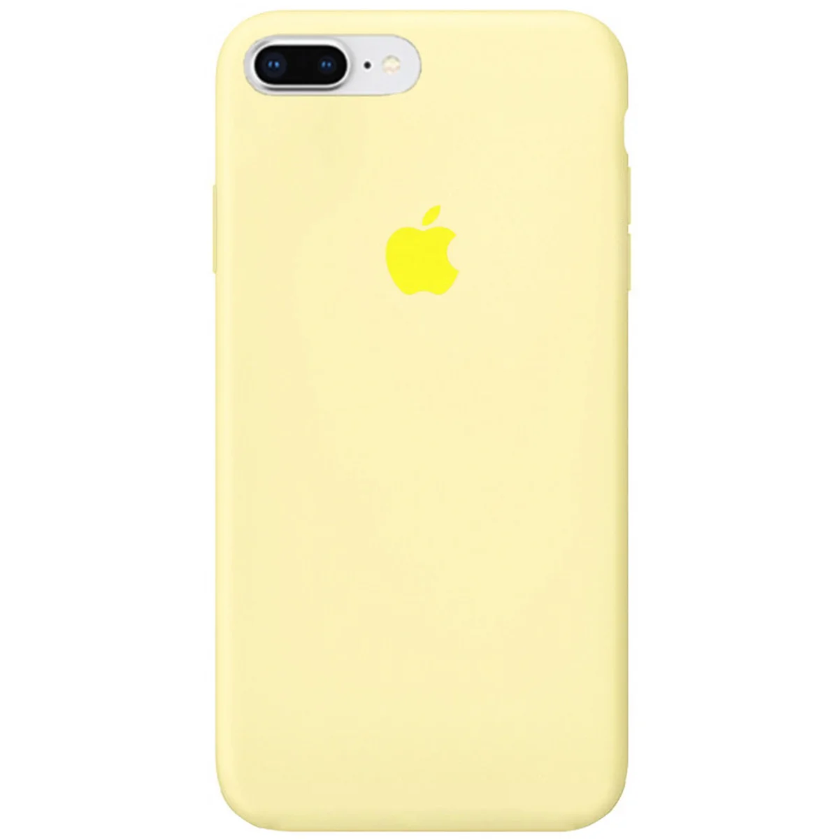 Чохол Silicone Case Full Protective (AA) для Apple iPhone 7 plus / 8 plus (5.5 ") Жовтий / Mellow Yellow