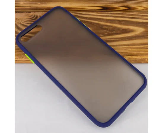 TPU+PC чехол Color Buttons для Apple iPhone 7 plus / 8 plus (5.5") Синий