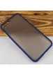 TPU+PC чехол Color Buttons для Apple iPhone 7 plus / 8 plus (5.5") Синий