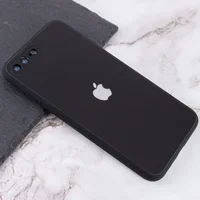 TPU+Glass чехол Matte Candy Full camera для Apple iPhone 7 plus / 8 plus (5.5") Черный