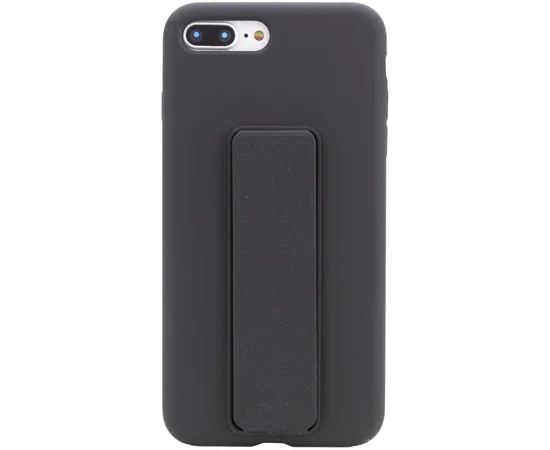 Чехол Silicone Case Hand Holder для Apple iPhone 7 plus / 8 plus (5.5") Черный / Black