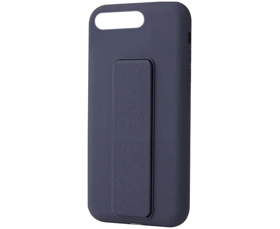Чехол Silicone Case Hand Holder для Apple iPhone 7 plus / 8 plus (5.5") Темно-синий / Midnight blue