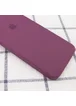 Чехол Silicone Case Square Full Camera Protective (AA) для Apple iPhone 7 plus / 8 plus (5.5") Бордовый / Maroon