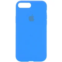 Чохол Silicone Case Full Protective (AA) для Apple iPhone 7 plus / 8 plus (5.5 ") Блакитний / Blue