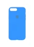 Чехол Silicone Case Full Protective (AA) для Apple iPhone 7 plus / 8 plus (5.5") Голубой / Blue