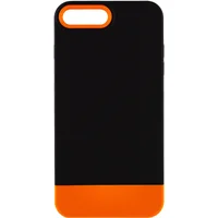 Чехол TPU+PC Bichromatic для Apple iPhone 7 plus / 8 plus (5.5") Black / Orange