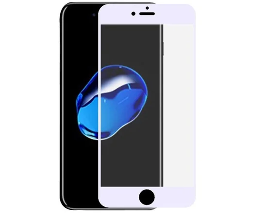 Защитное стекло Zifriend 3D (full glue) для Apple iPhone 7 plus / 8 plus (5.5") Белое