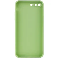 Силиконовый чехол Candy Full Camera для Apple iPhone 7 plus / 8 plus (5.5") Фисташковый