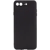 Силиконовый чехол Candy Full Camera для Apple iPhone 7 plus / 8 plus (5.5") Черный / Black