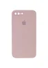 Чехол Silicone Case Square Full Camera Protective (AA) для Apple iPhone 7 plus / 8 plus (5.5") Розовый / Pink Sand