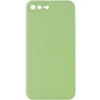 Силиконовый чехол Candy Full Camera для Apple iPhone 7 plus / 8 plus (5.5") Фисташковый