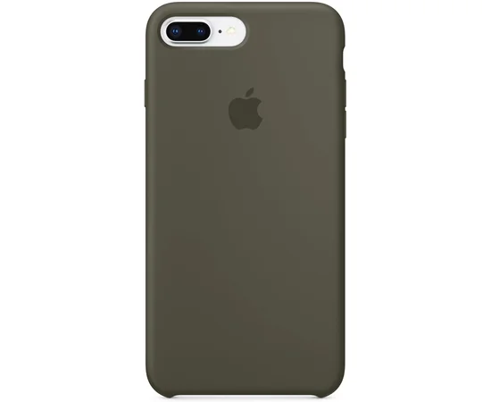 Чехол Silicone Case (AA) для Apple iPhone 7 plus / 8 plus (5.5") Серый / Light Olive