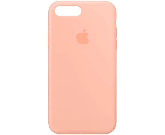 Чехол Silicone Case Full Protective (AA) для Apple iPhone 7 plus / 8 plus (5.5") Оранжевый / Grapefruit
