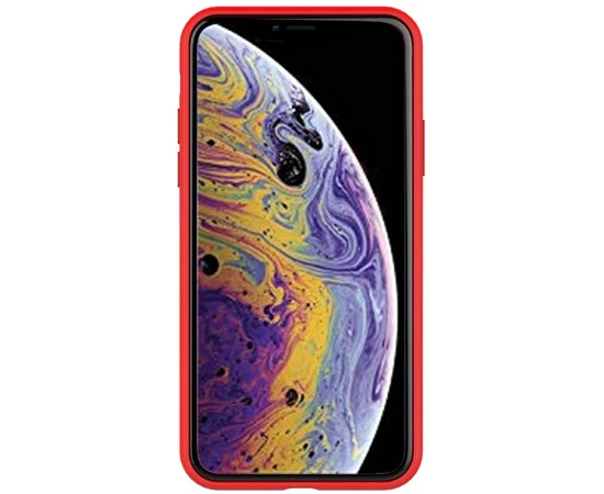Чехол Silicone case (A) (с закрытым низом) для Apple iPhone 7 plus / 8 plus (5.5") Красный / Red