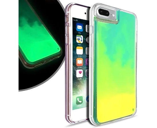 Неоновый чехол Neon Sand glow in the dark для Apple iPhone 7 plus / 8 plus (5.5") Зеленый