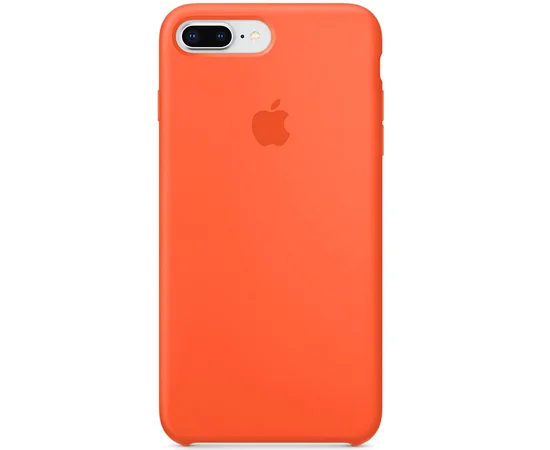 Чехол Silicone case (AAA) для Apple iPhone 7 plus / 8 plus (5.5") Оранжевый / Spice Orange