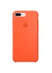 Чехол Silicone case (AAA) для Apple iPhone 7 plus / 8 plus (5.5") Оранжевый / Spice Orange