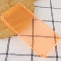 Матовий напівпрозорий TPU чохол із захистом камери для Apple iPhone 7 plus / 8 plus (5.5 ") Помаранчевий / Orange