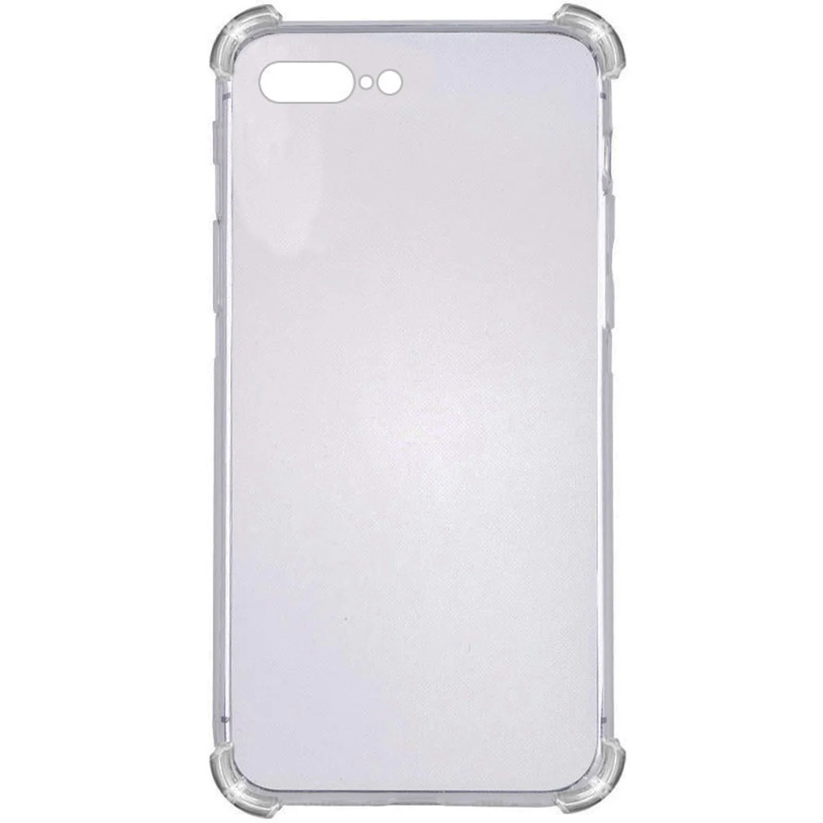 TPU чохол GETMAN Ease logo посилені кути для Apple iPhone 7 plus / 8 plus (5.5") Сірий (прозорий)