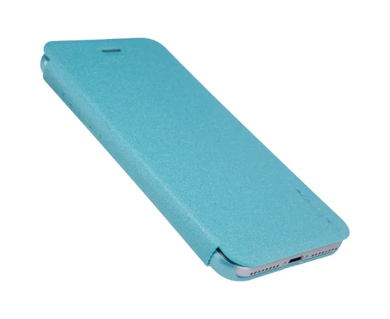 Кожаный чехол (книжка) Nillkin Sparkle Series для Apple iPhone 7 plus / 8 plus (5.5") Бирюзовый