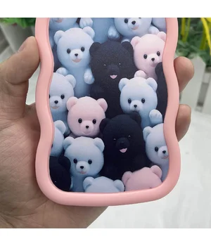 Чехол TPU Cloudy Pictures для Apple iPhone 7 plus / 8 plus (5.5") Bears