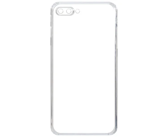 TPU чехол GETMAN Transparent 1,0 mm для Apple iPhone 7 plus / 8 plus (5.5") Прозрачный / Transparent