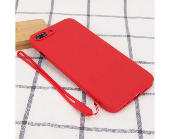 Чехол TPU Square Full Camera для Apple iPhone 7 plus / 8 plus (5.5") Красный