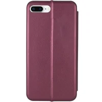 Кожаный чехол-книжка Classy для Apple iPhone 7 plus / 8 plus (5.5") Бордовый