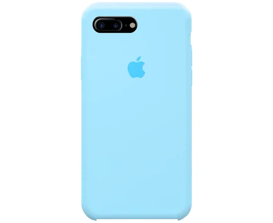 Чехол Silicone case (A) для Apple iPhone 7 plus / 8 plus (5.5") Бирюзовый / Marine Green