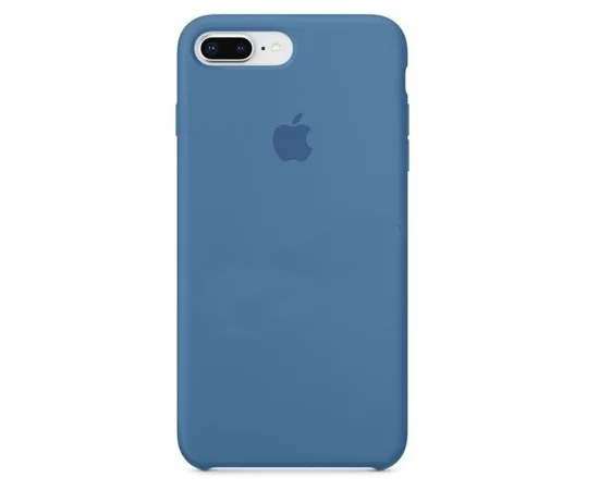 Чехол Silicone case (AAA) для Apple iPhone 7 plus / 8 plus (5.5") Синий / Denim Blue