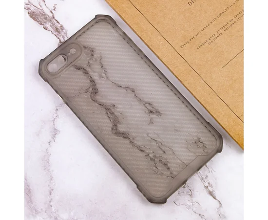Чехол TPU Ease Carbon color series для Apple iPhone 7 plus / 8 plus (5.5") Черный / Прозрачный