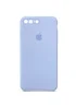 Чохол Silicone Case Square Full Camera Protective (AA) для Apple iPhone 7 plus / 8 plus (5.5") Синій / Lilac Blue