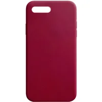 Силиконовый чехол Candy для Apple iPhone 7 plus / 8 plus (5.5") Бордовый
