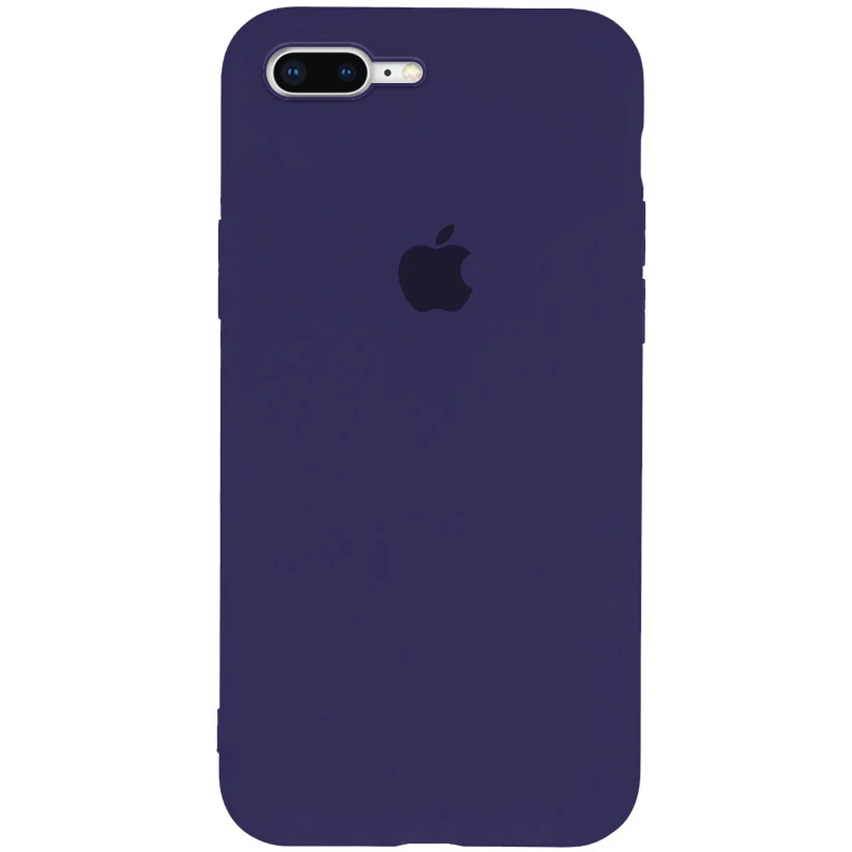 Чехол Silicone Case Slim Full Protective для Apple iPhone 7 plus / 8 plus (5.5") Синий / Midnight Blue