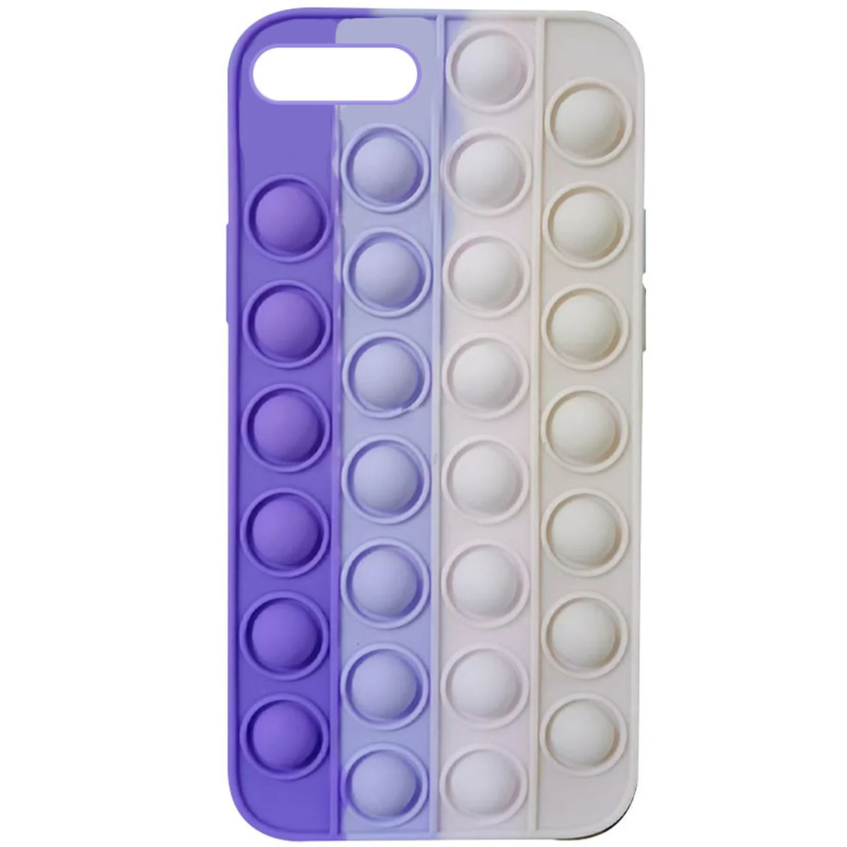 Силиконовый 3D чехол-антистресс Pop it Bubble для Apple iPhone 7 plus / 8 plus (5.5") Dasheen / Light Pink