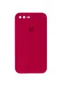Чохол Silicone Case Square Full Camera Protective (AA) для Apple iPhone 7 plus / 8 plus (5.5 ") Червоний / Rose Red