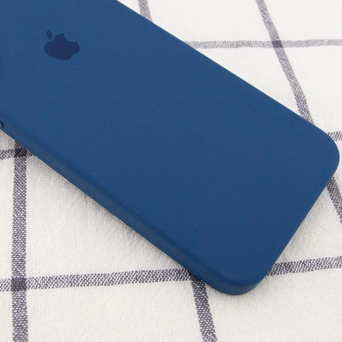 Чохол Silicone Case Square Full Camera Protective (AA) для Apple iPhone 7 plus / 8 plus (5.5 ") Синій / Navy blue