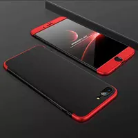 Пластиковая накладка GKK LikGus 360 градусов (opp) для Apple iPhone 7 plus / 8 plus (5.5") Черный / Красный