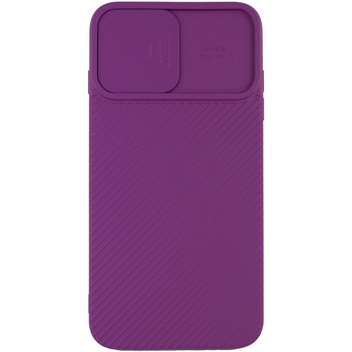 Чохол Camshield Square TPU зі шторкою для камери для Apple iPhone 7 plus / 8 plus (5.5 ") Фіолетовий
