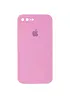 Чохол Silicone Case Square Full Camera Protective (AA) для Apple iPhone 7 plus / 8 plus (5.5 ") Рожевий / Light pink