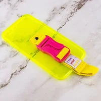 Чехол Handfree с цветным ремешком для Apple iPhone 7 plus / 8 plus (5.5") Желтый